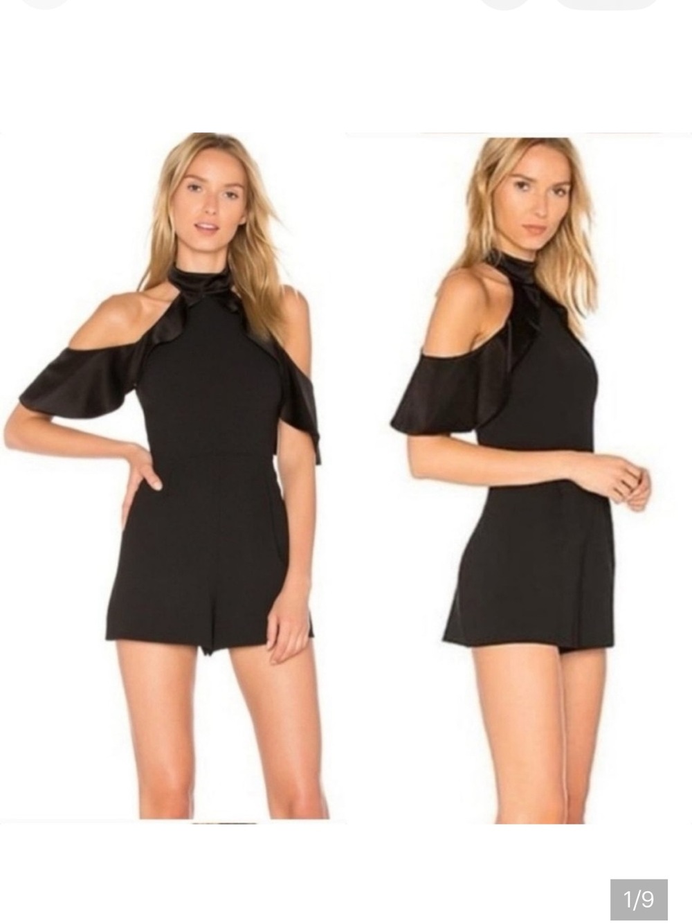 Alice and Olivia cold shoulder romper size 6